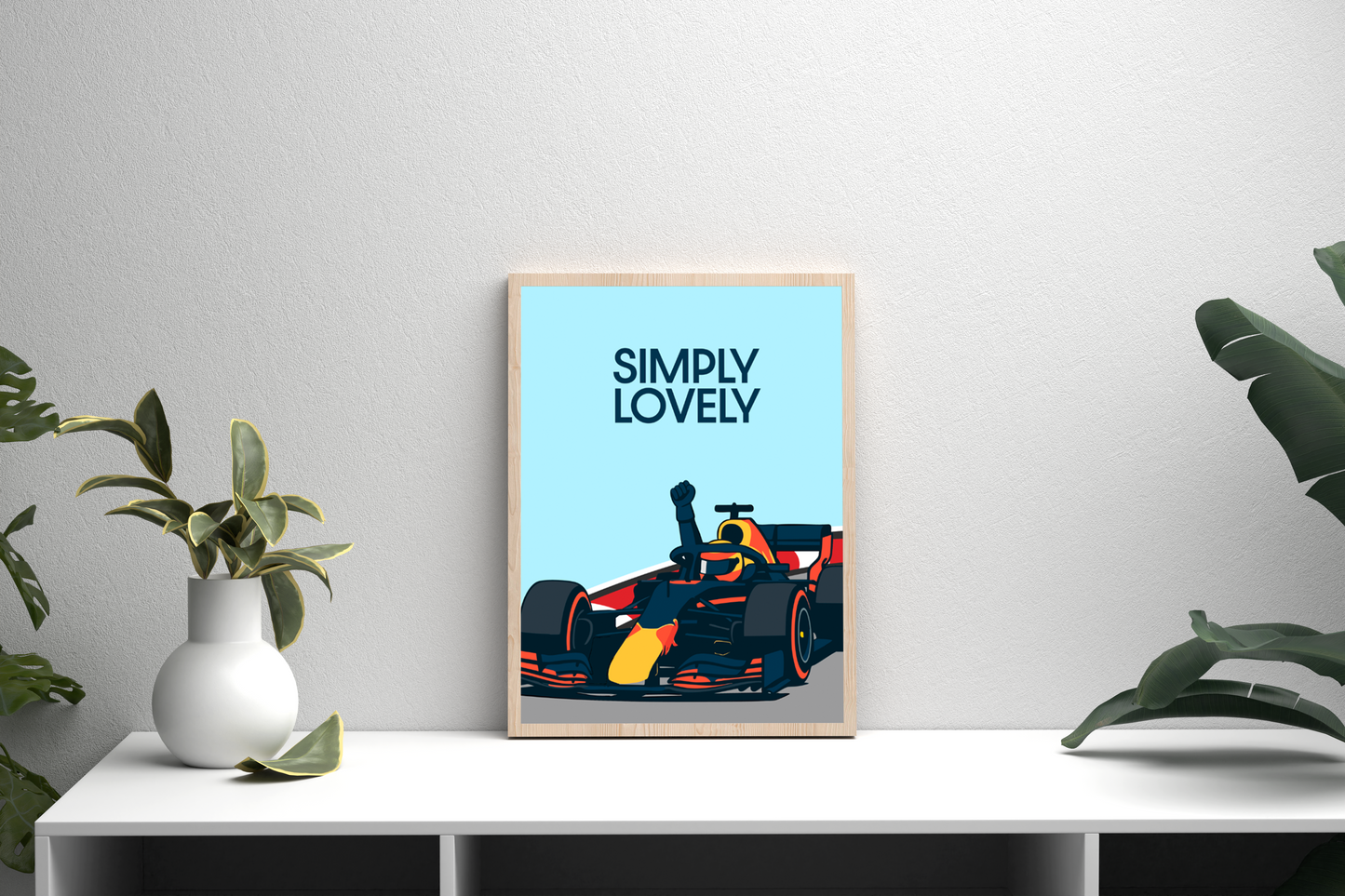 Simply Lovely Racing Poster – Formula One Wall Art