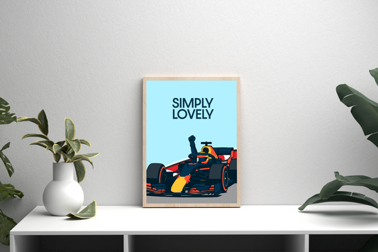 Simply Lovely Racing Poster – Formula One Wall Art
